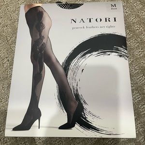 Natori black tights size medium